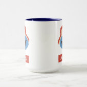 Mug Cookie Monster Woodland Face | Ajouter Votre Nom (Centre)