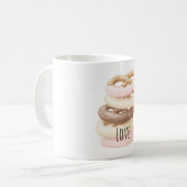 Mug Cookies Bretzel Vanille Chocolat Rose (Devant gauche)