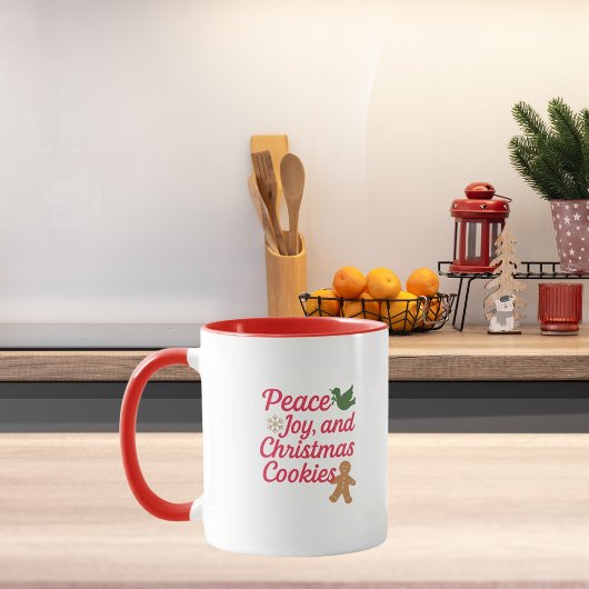 Mug Cookies de joie de Noël