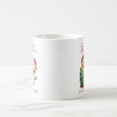 Mug Cookies de Noël et nom personnalisé Joyeux Noël (Centre)