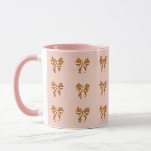 Mug Cookies de Noël minimaux (Gauche)