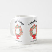 Mug Cookies de Noël personnalisés (Devant gauche)