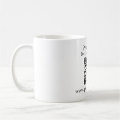 Mug Cookies d'entreprise de code QR, Cookies de code Q (Gauche)