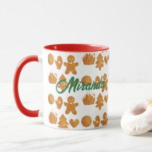 Mug Cookies en pain d'épice de Noël
