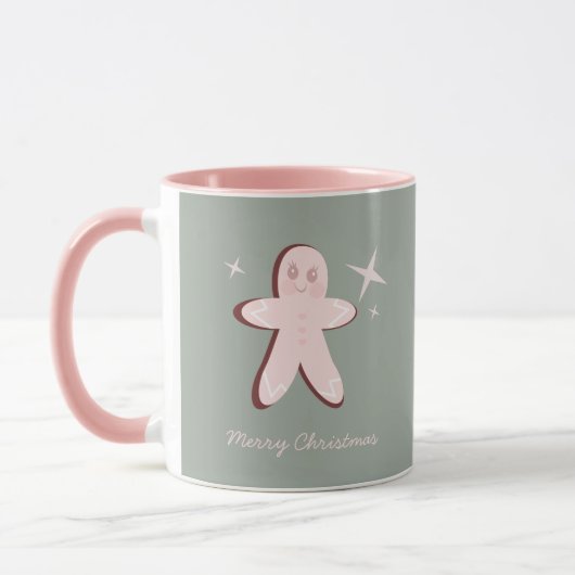 Mug Cookies en pain d'épice rétro Noël Super (Gauche)