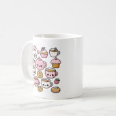 Mug Cookies kawaii et thé (Devant gauche)