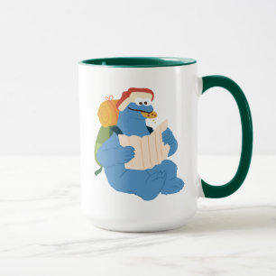 Mug Cookies Monster Lire Une Carte