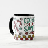 Mug Cookies pour Santa Paws (Devant gauche)