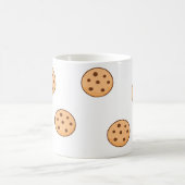 Mug cookies sur blanc (Centre)