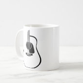 Mug Cool Acoustic Guitar Guitarist Music Rock Guitar (Devant gauche)