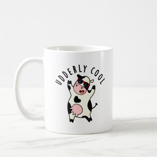Mug Cool âgé Funny Cow Pun (Gauche)