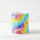 Mug Cool Aqua Rouge Bleu Jaune Orange Tie Dye (Centre)