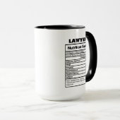 Mug cool Avocat faits (Devant droit)
