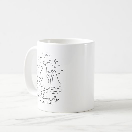 Mug Cool Badlands National Park Souvenir (Devant gauche)