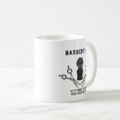 Mug Cool Barbershop Business Swag Barber Ciseaux (Devant droit)