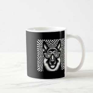 Mug Cool berger allemand chien d'oeuvre style d'art No
