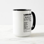 Mug cool Bibliothécaire faits de travail (Devant droit)