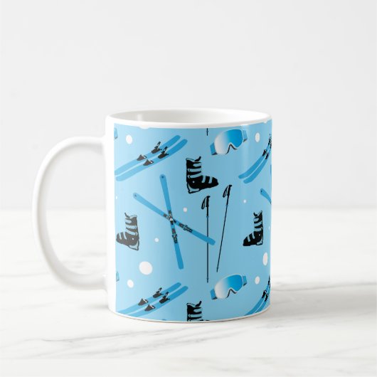 Mug Cool Blue Skiing (Gauche)