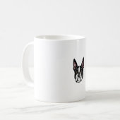Mug Cool Boston Terrier Face (Devant gauche)