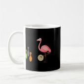 Mug Cool Bowling Flamant rose Drôle Shorbirds Lover Pl (Gauche)