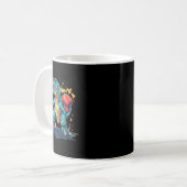 Mug Cool Boxing Gloves With Dinosaur  (Devant gauche)
