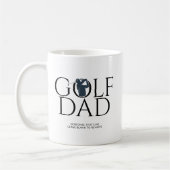 Mug Cool branché "GOLF DAD" Navy Blue (Gauche)