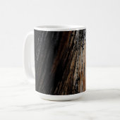 Mug Cool Burnt Tree Trunk Texture (Devant gauche)
