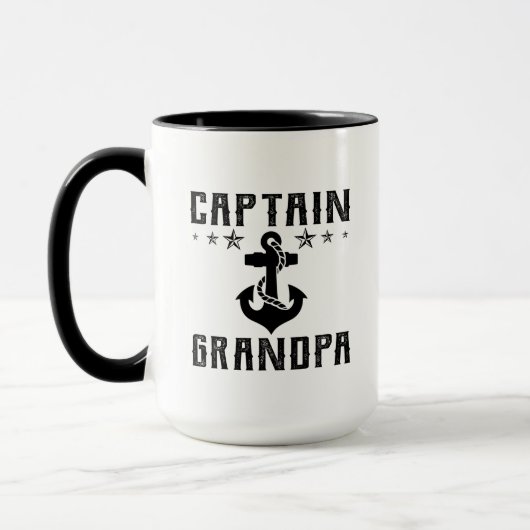 Mug cool Capitaine Grandpa (Gauche)