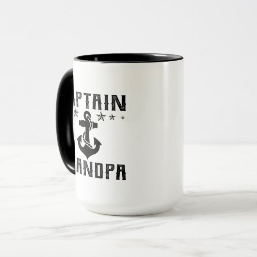 Mug cool Capitaine Grandpa (Devant gauche)