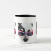 Mug Cool Cartoon Dog with Glasses (Centre)