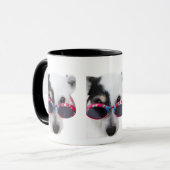 Mug Cool Cartoon Dog with Glasses (Devant gauche)