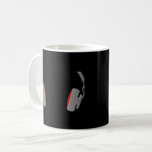 Mug Cool casque simple et classique (Devant gauche)