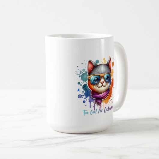 Mug Cool Cat (Devant droit)