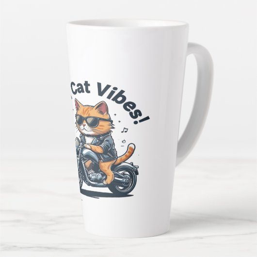 Mug cool cat latte (Angle droit)
