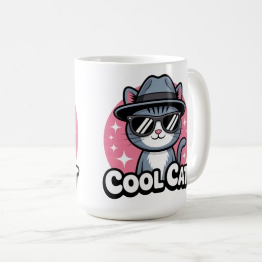 Mug Cool Cat Vibes (Devant droit)