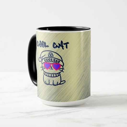 Mug Cool Chat Super (Devant gauche)
