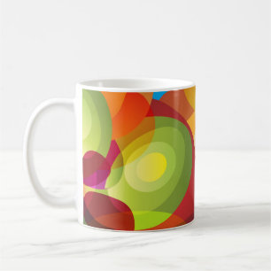 Mug Cool Colorful Imaginaire bulles et cercles