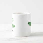Mug Cool comme Concombre "BE COOL" Funny Watercolor (Centre)
