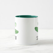 Mug Cool comme concombre "Cool AF" Funny Watercolor (Centre)