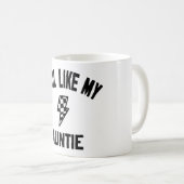 Mug Cool Comme Tante Famille Bond Keepsaké Mug, Fun Au (Devant droit)