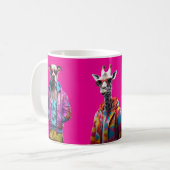 Mug Cool Crew – Colour-Pop Animal Squad Hot Pink (Devant gauche)