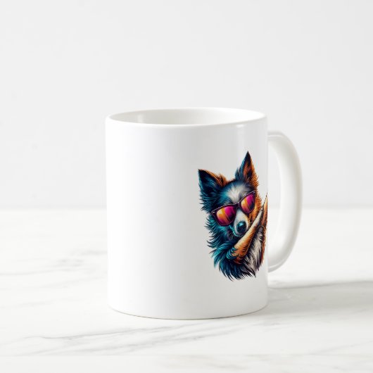 Mug Cool Dabbing Dog Art (Devant droit)