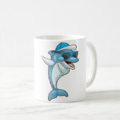 Mug Cool Dabbing Dolphin Funny Hip-Hop Porpoise Dancin (Devant droit)