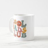 Mug Cool Dads Club Papa Fête des pères Retro Super (Devant gauche)