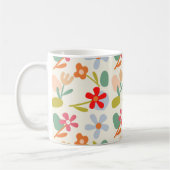 Mug Cool D'Apparence Florale Abstraite (Gauche)