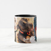 Mug Cool de animal de compagnie Moderne papier simple  (Centre)
