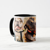 Mug Cool de animal de compagnie Moderne papier simple  (Devant gauche)