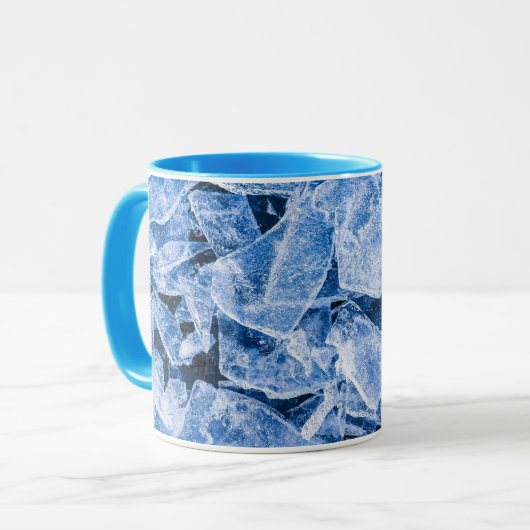 Mug Cool de glace bleu (Devant gauche)