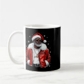 Mug Cool de Noël afro-américain Père Noël Black Afro K (Gauche)