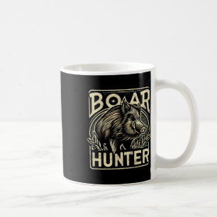 Mug Cool de sanglier Retro Chasse de porc Mens Vintage
